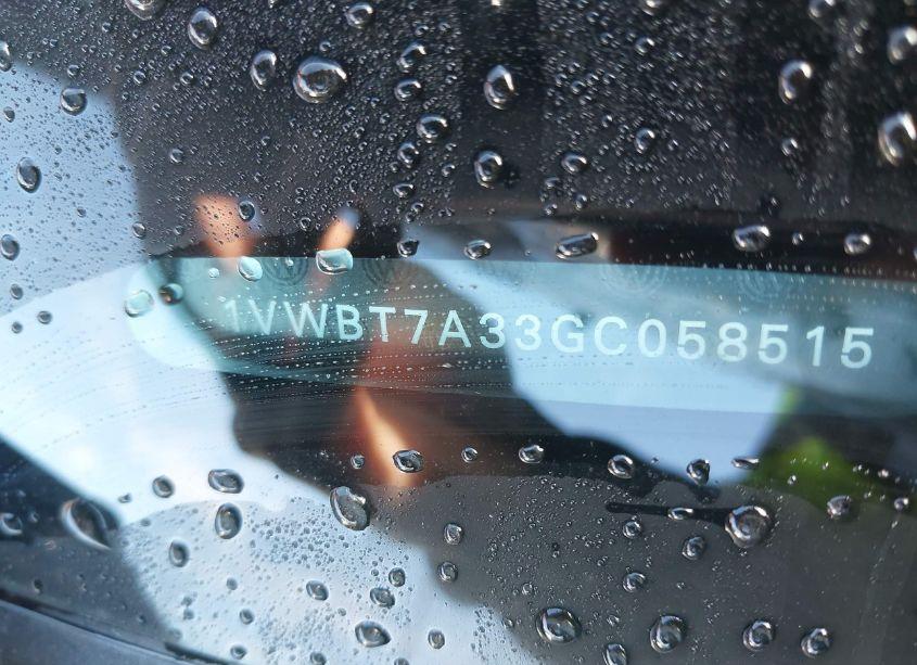 Photo 9 of 2016 Volkswagen Passat 1.8T SE (VIN 1VWBT7A33GC058515)