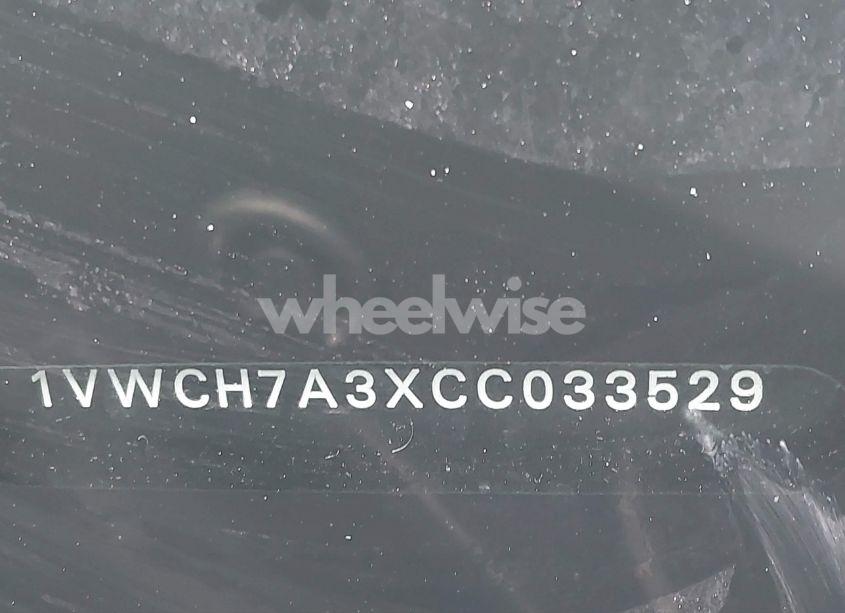 Photo 9 of 2012 Volkswagen Passat 2.5L SEL (VIN 1VWCH7A3XCC033529)