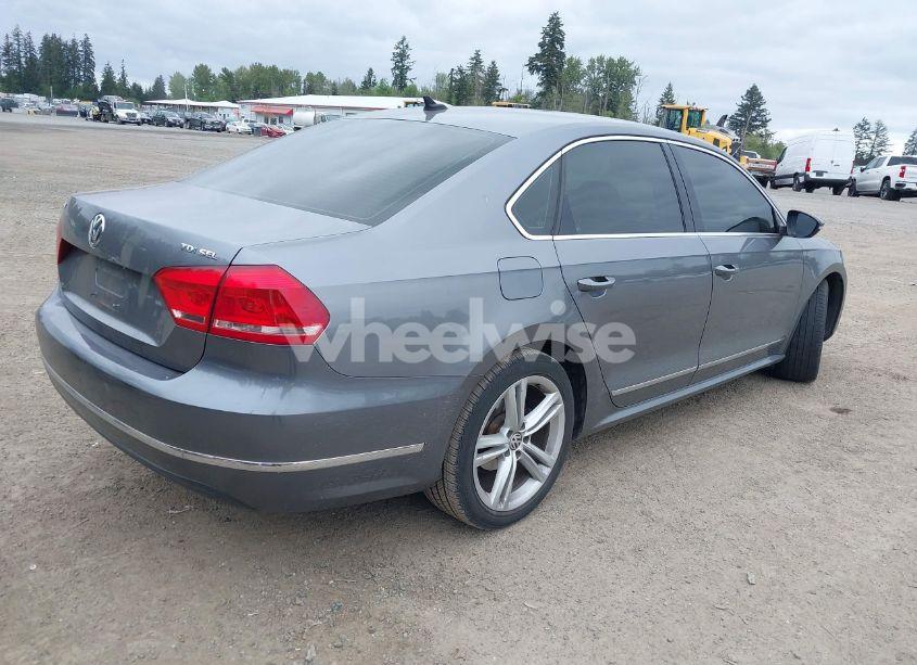 Photo 4 of 2012 Volkswagen Passat 2.0L TDI SEL PREMIUM (VIN 1VWCN7A34CC097350)