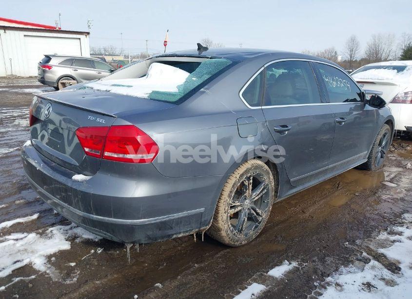 Photo 4 of 2012 Volkswagen Passat 2.0L TDI SEL PREMIUM (VIN 1VWCN7A36CC056735)
