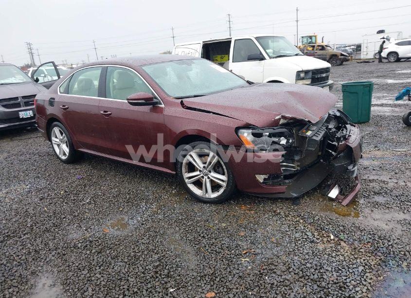 2012 Volkswagen Passat 2.0L TDI SEL PREMIUM (VIN 1VWCN7A39CC031828) main photo