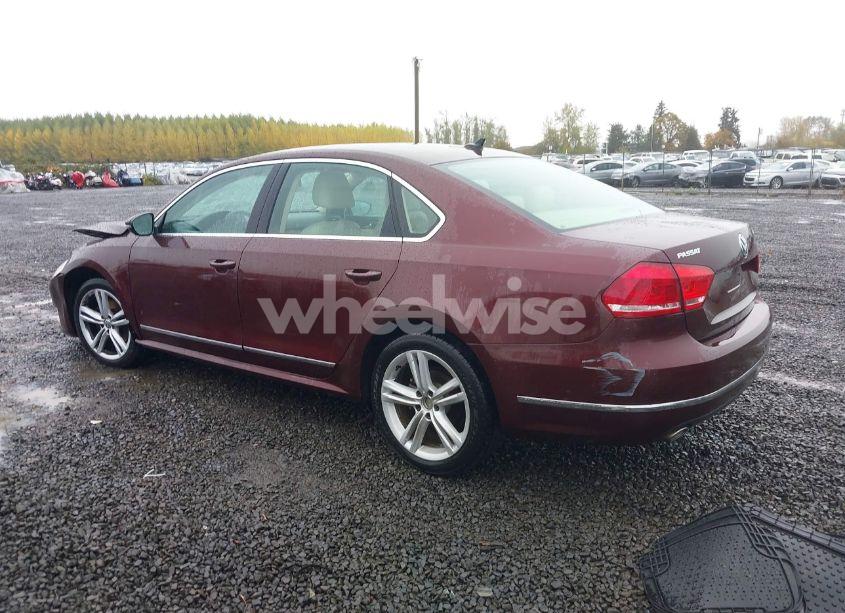 Photo 3 of 2012 Volkswagen Passat 2.0L TDI SEL PREMIUM (VIN 1VWCN7A39CC031828)