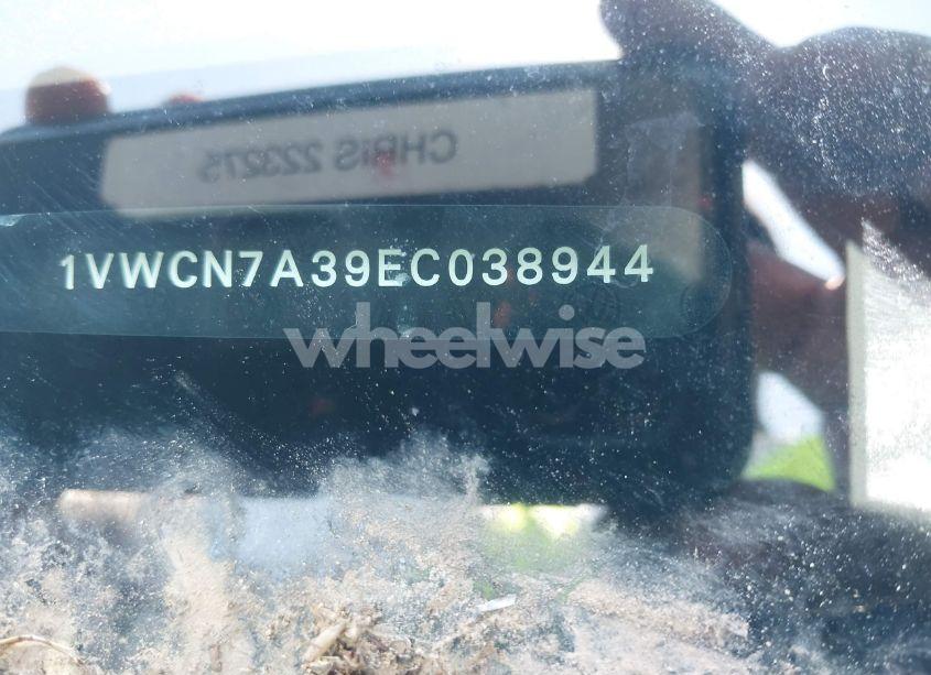 Photo 9 of 2014 Volkswagen Passat 2.0L TDI SEL PREMIUM (VIN 1VWCN7A39EC038944)