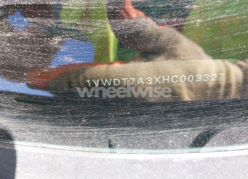 Photo 9 of 2017 Volkswagen Passat 1.8T R-LINE (VIN 1VWDT7A3XHC003327)