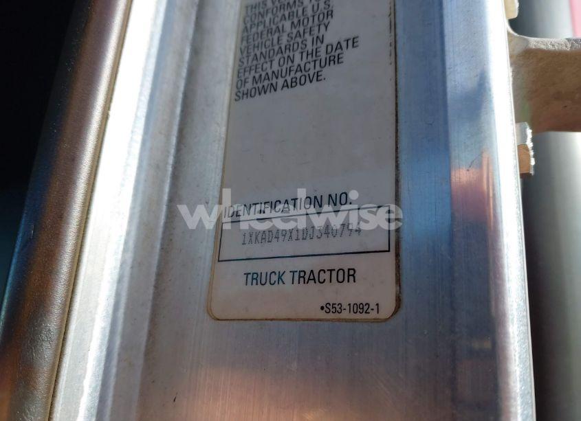 Photo 8 of 2013 Kenworth T660 T660 (VIN 1XKAD49X1DJ340794)