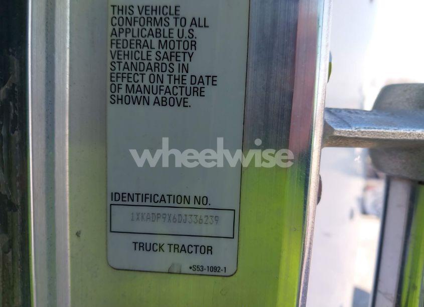 Photo 8 of 2013 Kenworth Construction T660 (VIN 1XKADP9X6DJ336239)