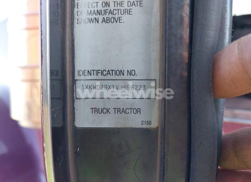 Photo 8 of 1997 Kenworth Construction W900 (VIN 1XKWD29X1VJ696223)