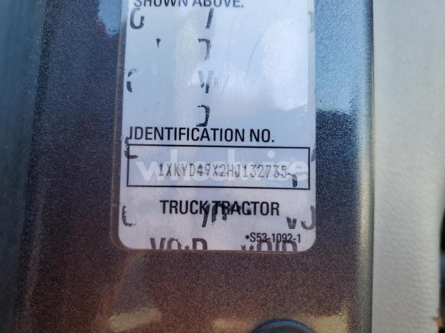 Photo 10 of 2017 KENWORTH T680 SEMI TRUCK (VIN 1XKYD49X2HJ132735)