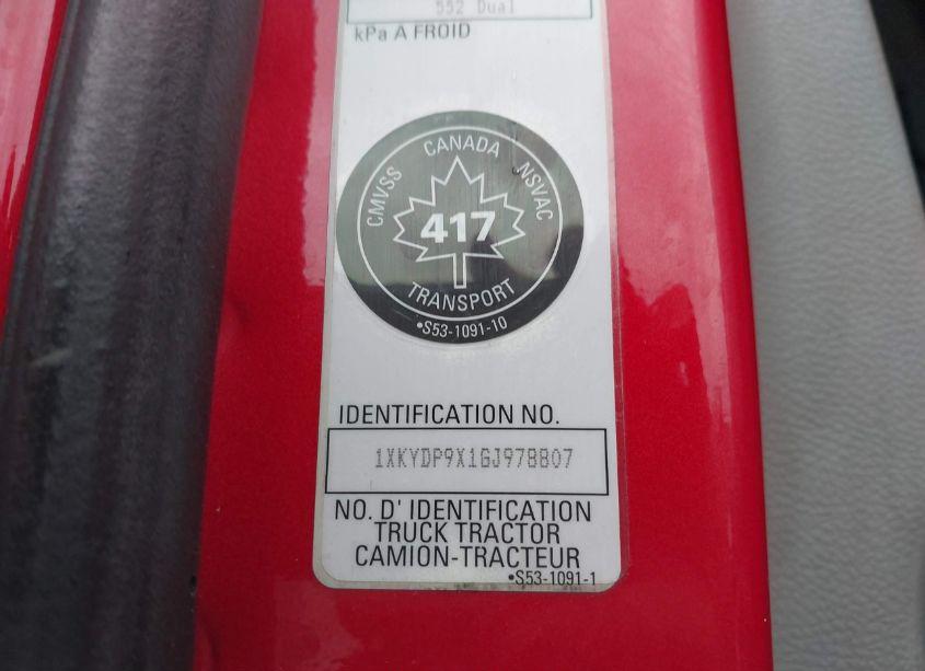 Photo 8 of 2016 Kenworth Construction T680 (VIN 1XKYDP9X1GJ978807)