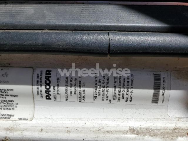 Photo 9 of 2018 KENWORTH CONSTRUCTION T680 (VIN 1XKYDP9X8JJ192767)