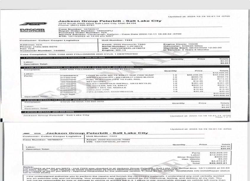 Photo 9 of 2020 Kenworth T680 (VIN 1XKYDP9XXLJ419072)
