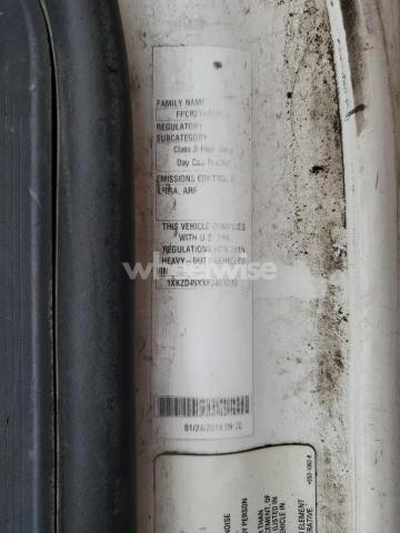 Photo 4 of 2015 KENWORTH T880 SEMI TRUCK (VIN 1XKZD49XXFJ423209)