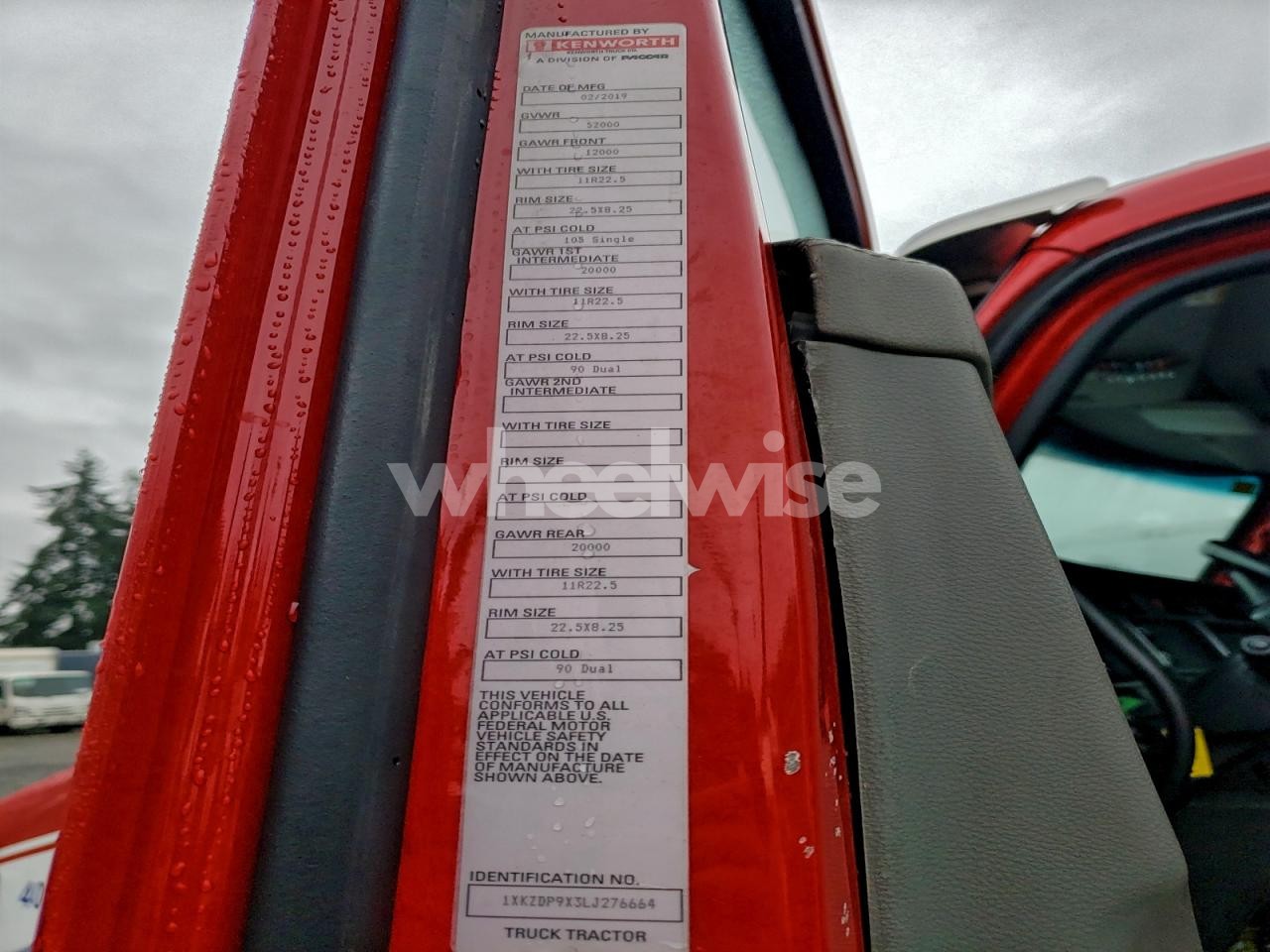 Photo 10 of 2020 KENWORTH CONSTRUCTION T880 (VIN 1XKZDP9X3LJ276664)