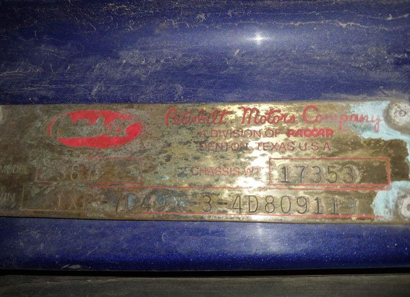 Photo 8 of 2004 Peterbilt 387 N/A (VIN 1XP7D49X34D809113)