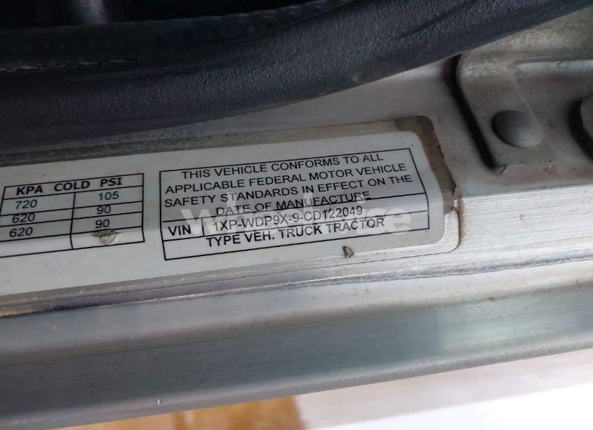 Photo 8 of 2012 Peterbilt 388 N/A (VIN 1XPWDP9X9CD122049)