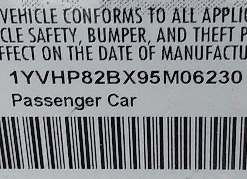 Photo 9 of 2009 Mazda Mazda6 S GRAND TOURING (VIN 1YVHP82BX95M06230)