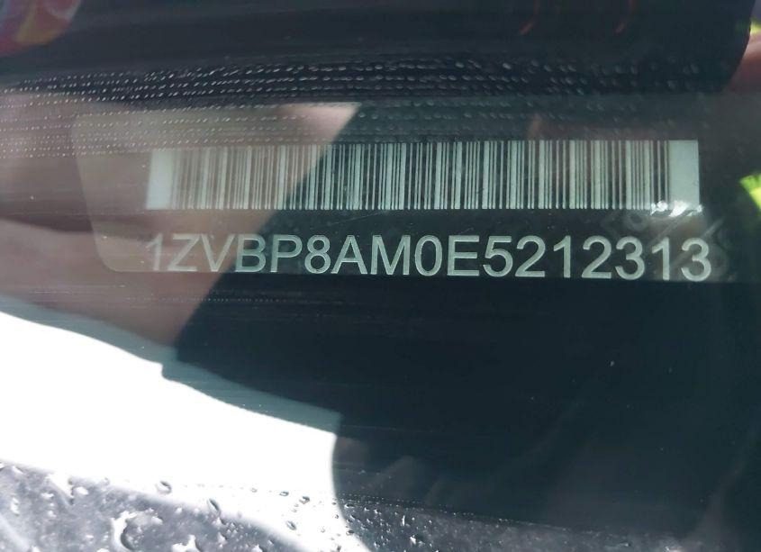 Photo 9 of 2014 Ford Mustang V6 PREMIUM (VIN 1ZVBP8AM0E5212313)