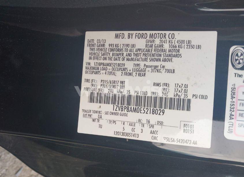 Photo 9 of 2014 Ford Mustang V6 (VIN 1ZVBP8AM0E5218029)