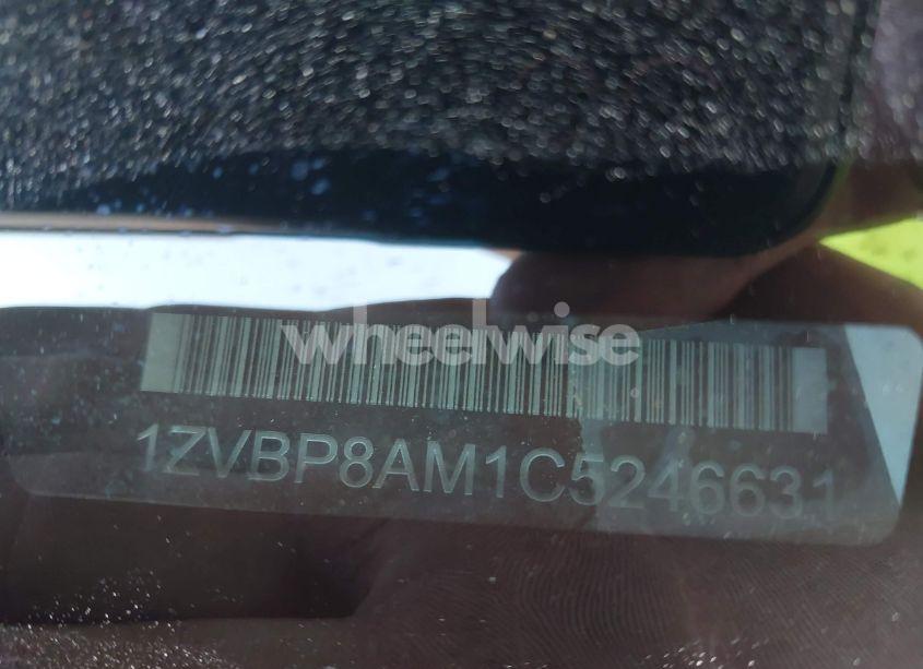 Photo 9 of 2012 Ford Mustang V6 (VIN 1ZVBP8AM1C5246631)