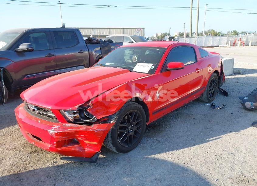 Photo 2 of 2012 Ford Mustang V6 PREMIUM (VIN 1ZVBP8AM2C5232916)