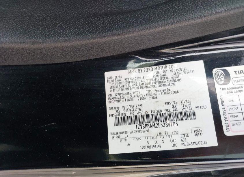 Photo 9 of 2014 Ford Mustang V6 (VIN 1ZVBP8AM2E5334705)