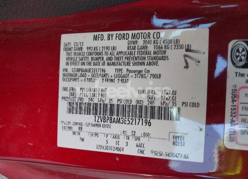 Photo 9 of 2014 Ford Mustang V6 (VIN 1ZVBP8AM3E5217196)