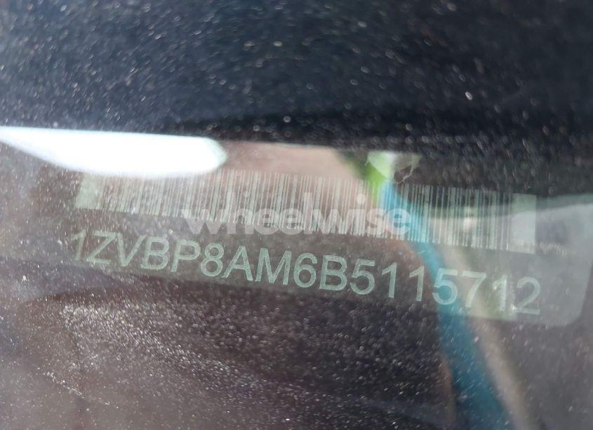 Photo 11 of 2011 Ford Mustang V6 (VIN 1ZVBP8AM6B5115712)