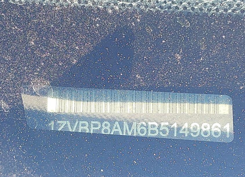 Photo 9 of 2011 Ford Mustang V6 PREMIUM (VIN 1ZVBP8AM6B5149861)