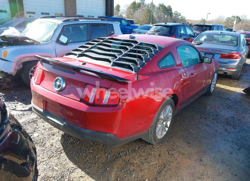 Photo 4 of 2012 Ford Mustang V6 PREMIUM (VIN 1ZVBP8AM6C5226326)