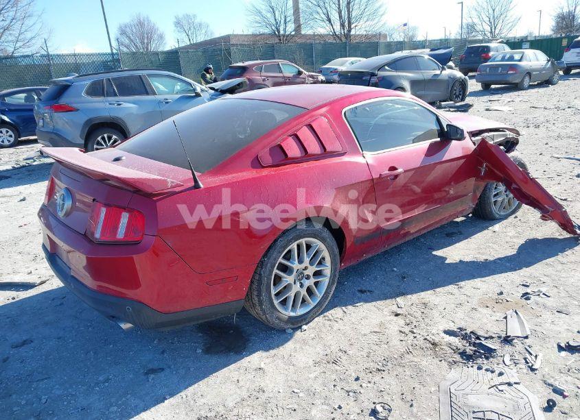 Photo 4 of 2012 Ford Mustang V6 PREMIUM (VIN 1ZVBP8AM7C5266947)
