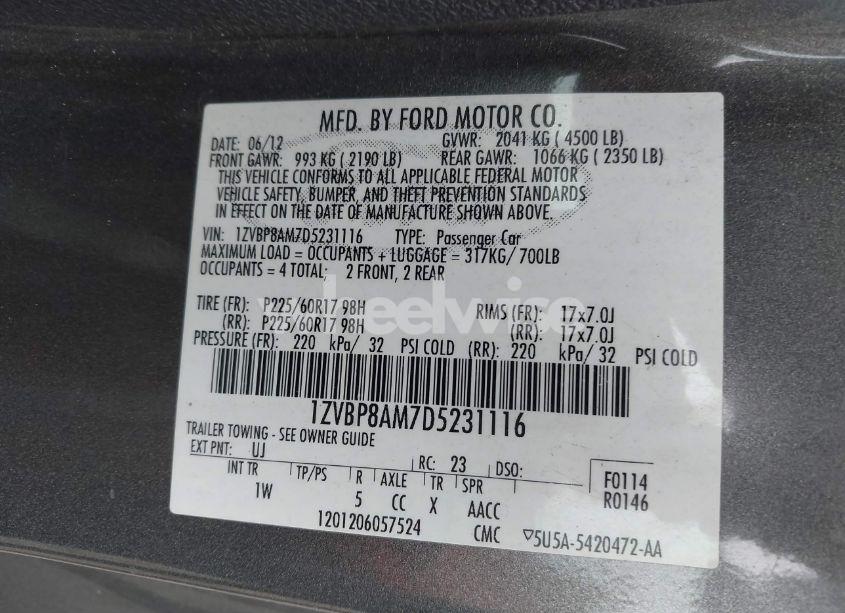 Photo 9 of 2013 Ford Mustang V6 (VIN 1ZVBP8AM7D5231116)