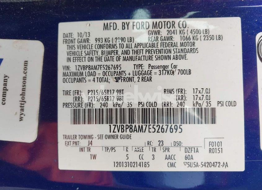 Photo 9 of 2014 Ford Mustang V6 (VIN 1ZVBP8AM7E5267695)