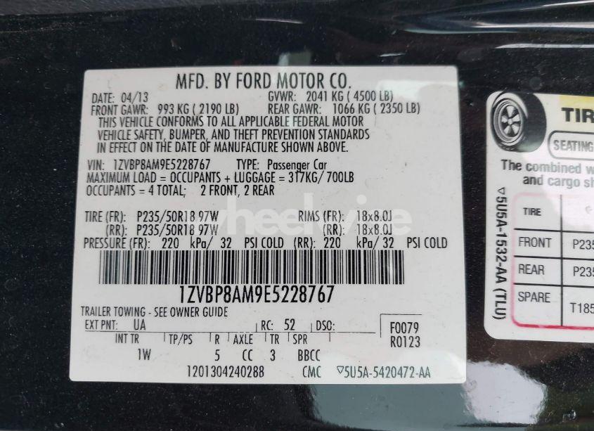 Photo 9 of 2014 Ford Mustang V6 (VIN 1ZVBP8AM9E5228767)