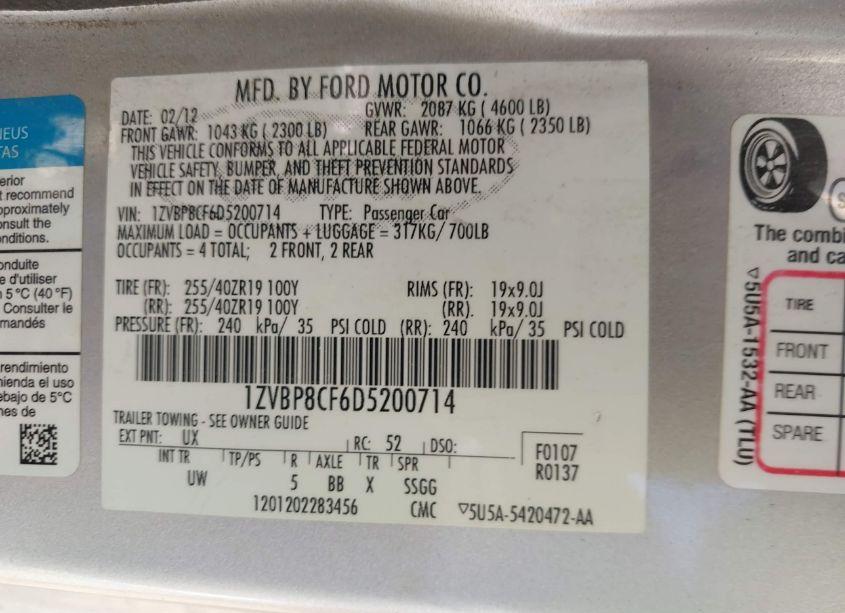 Photo 9 of 2013 Ford Mustang GT (VIN 1ZVBP8CF6D5200714)