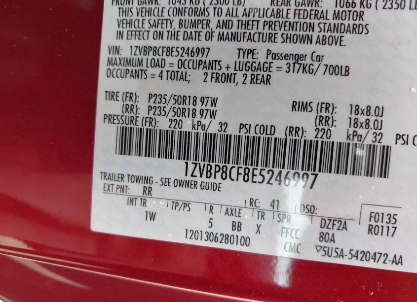 Photo 9 of 2014 Ford Mustang GT (VIN 1ZVBP8CF8E5246997)