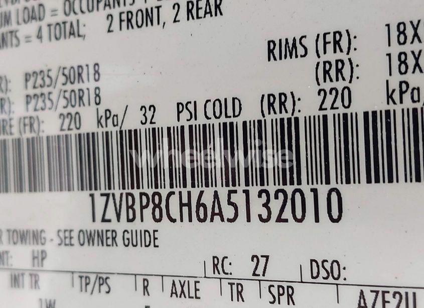 Photo 9 of 2010 Ford Mustang GT (VIN 1ZVBP8CH6A5132010)