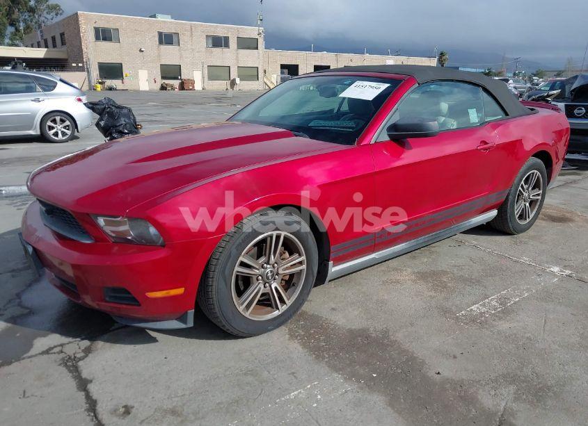 Photo 2 of 2010 Ford Mustang V6/V6 PREMIUM (VIN 1ZVBP8EN0A5113245)