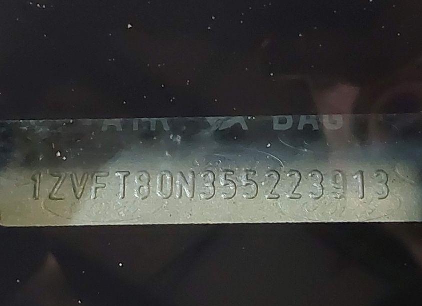 Photo 18 of 2005 Ford Mustang V6 DELUXE/V6 PREMIUM (VIN 1ZVFT80N355223913)