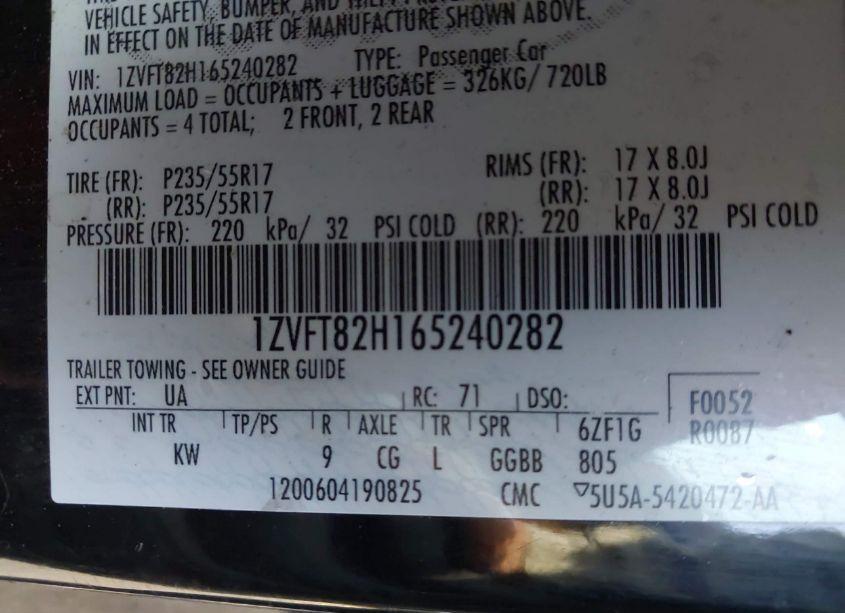 Photo 9 of 2006 Ford Mustang GT (VIN 1ZVFT82H165240282)