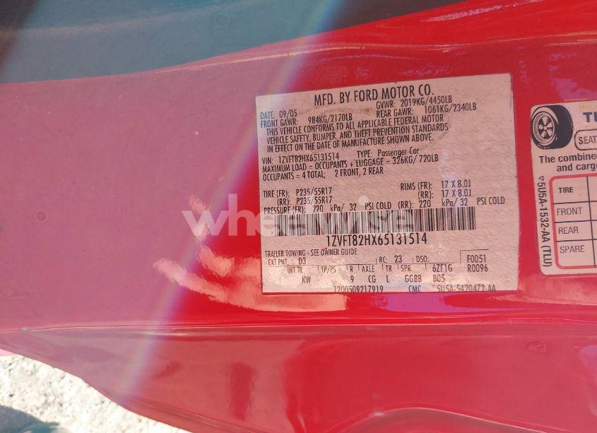 Photo 9 of 2006 Ford Mustang GT (VIN 1ZVFT82HX65131514)