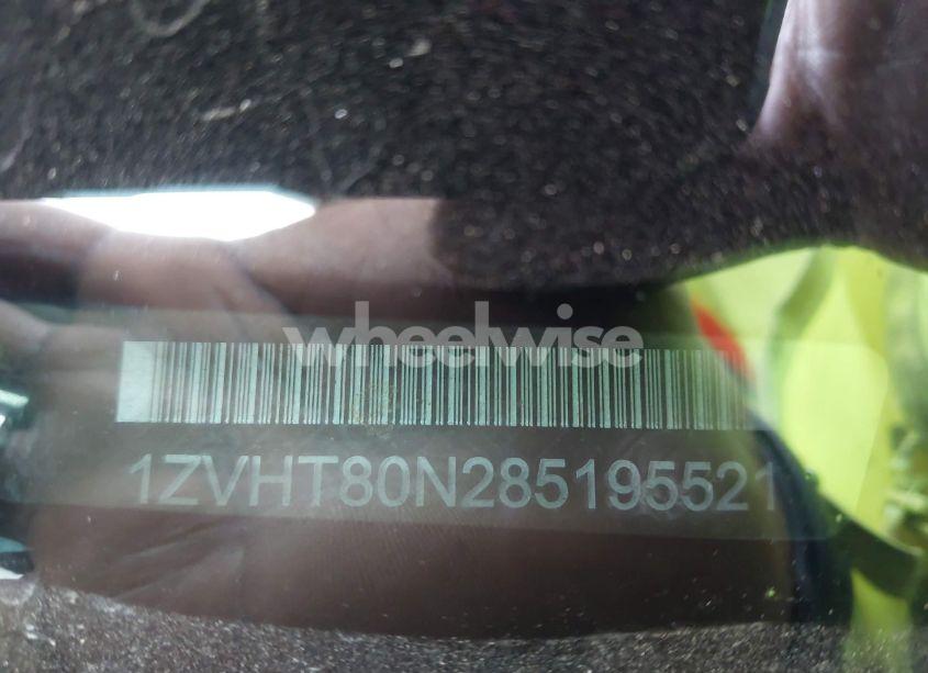 Photo 9 of 2008 Ford Mustang V6 DELUXE/V6 PREMIUM (VIN 1ZVHT80N285195521)