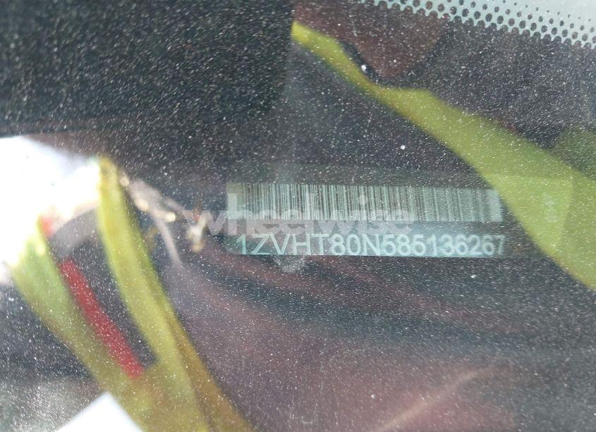 Photo 9 of 2008 Ford Mustang V6 DELUXE/V6 PREMIUM (VIN 1ZVHT80N585136267)