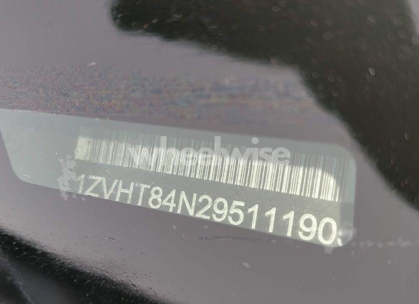 Photo 9 of 2009 Ford Mustang V6/V6 PREMIUM (VIN 1ZVHT84N295111905)