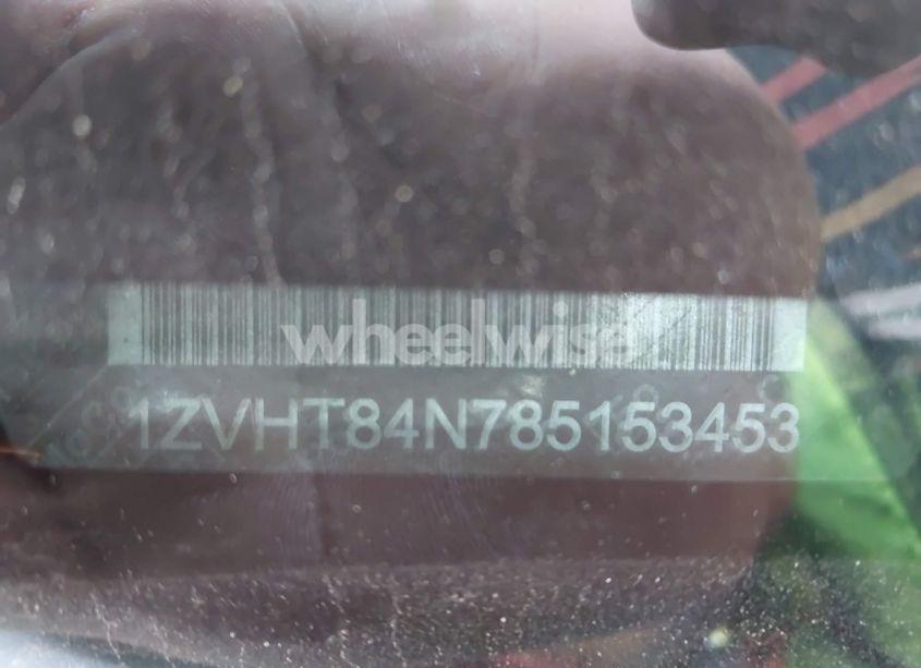 Photo 9 of 2008 Ford Mustang V6 DELUXE/V6 PREMIUM (VIN 1ZVHT84N785153453)