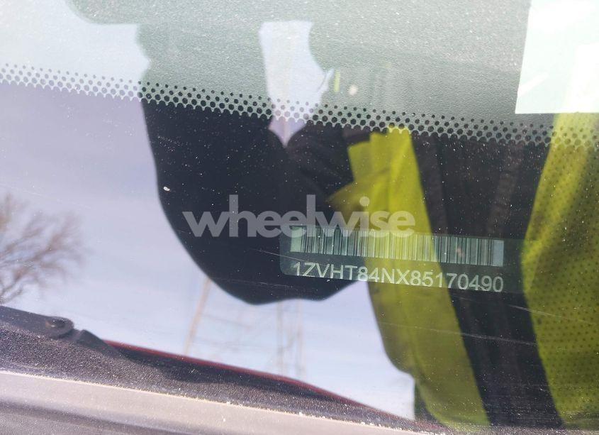 Photo 9 of 2008 Ford Mustang V6 DELUXE/V6 PREMIUM (VIN 1ZVHT84NX85170490)