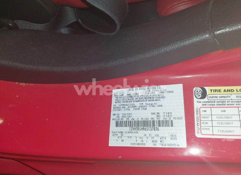 Photo 9 of 2006 Ford Mustang GT (VIN 1ZVHT85H965137826)