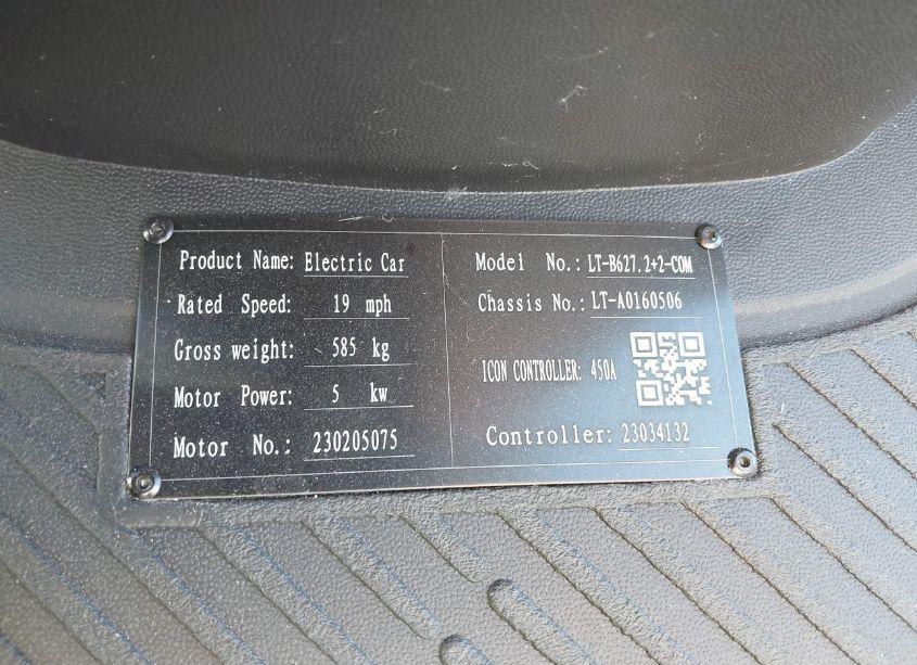 Photo 9 of 2025 Icon Golf CART (VIN 230205075)