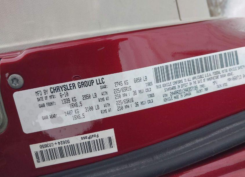 Photo 9 of 2010 Chrysler Town & COUNTRY NEW LX (VIN 2A4RR2D12AR357189)