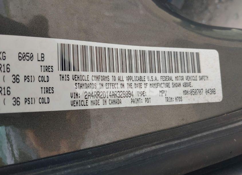 Photo 9 of 2010 Chrysler Town & COUNTRY NEW LX (VIN 2A4RR2D14AR329894)