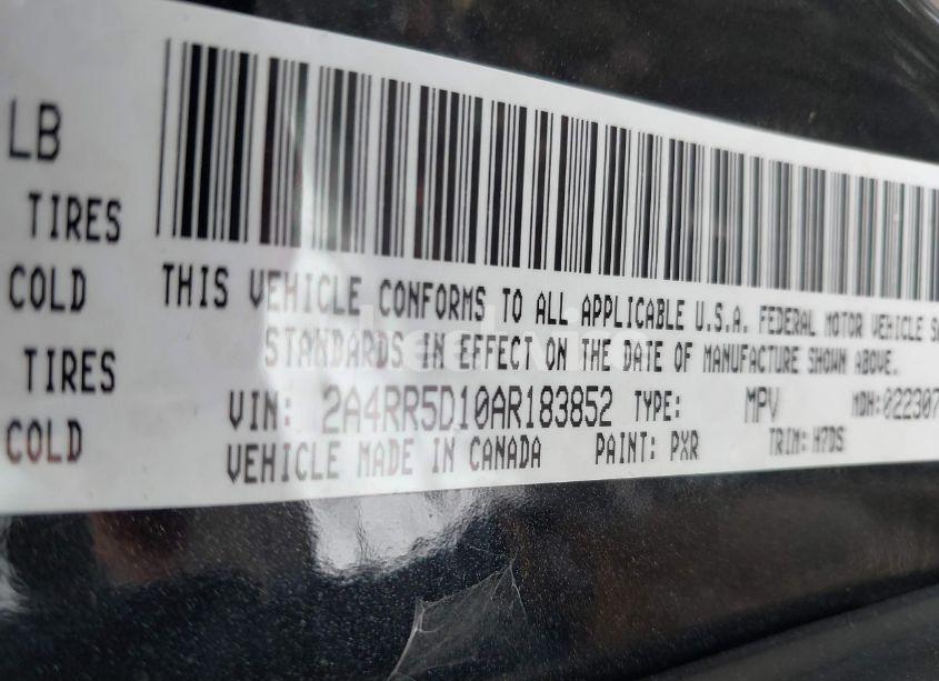 Photo 9 of 2010 Chrysler Town & COUNTRY TOURING (VIN 2A4RR5D10AR183852)